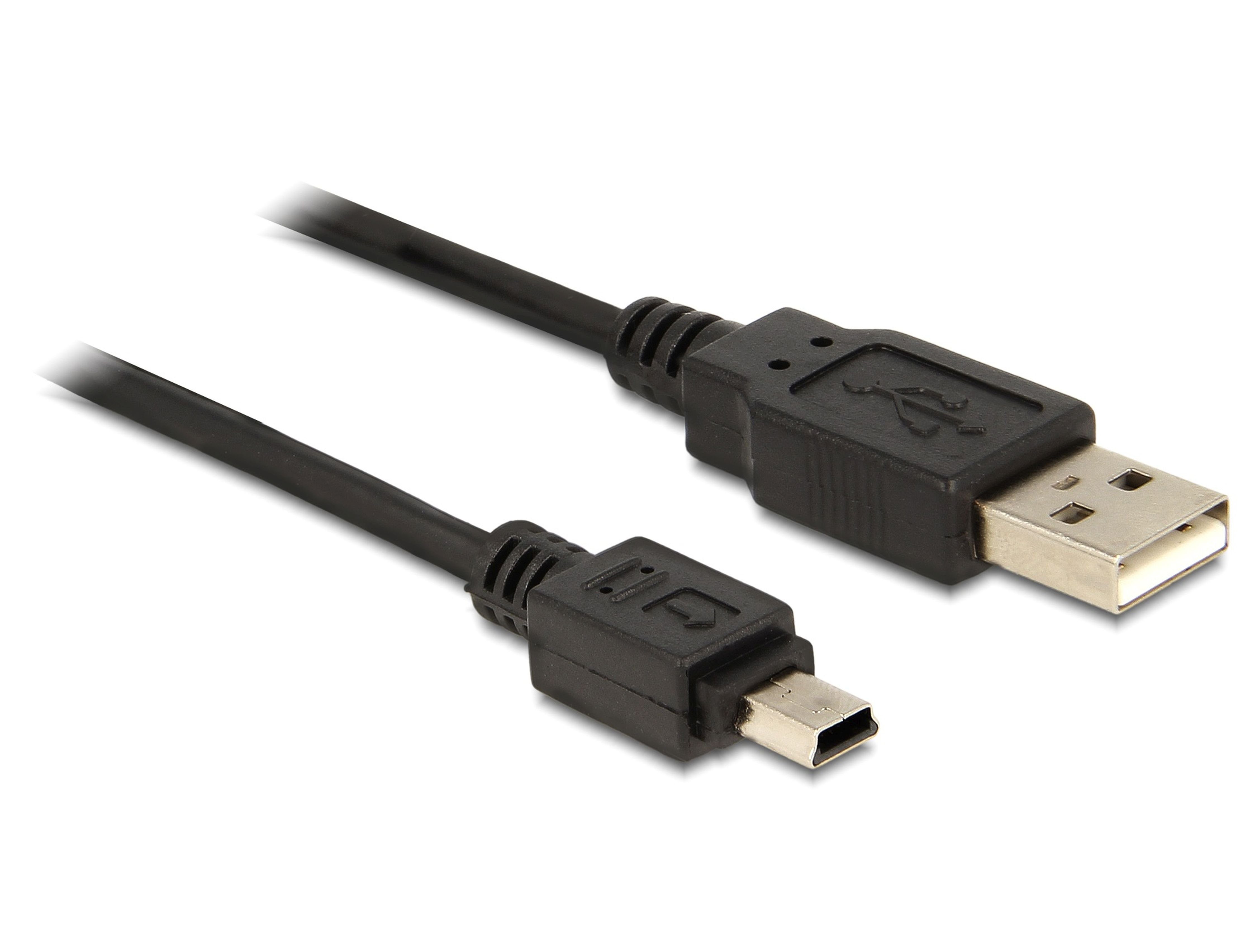 DELOCK Kabel USB 2.0-A Â»USB mini-B 5pin 0,70m St/St
